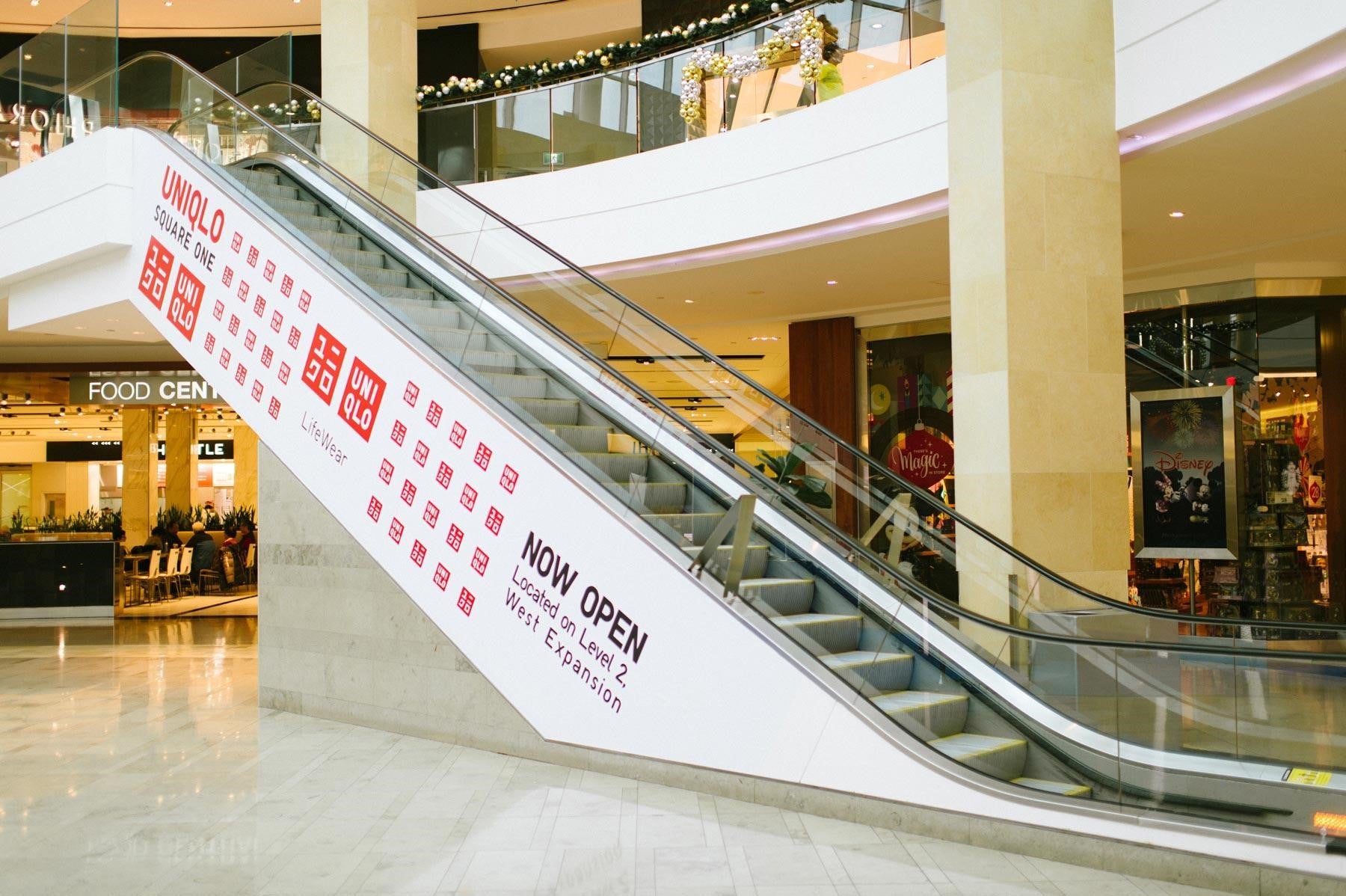 SQ1 Escalator Decal