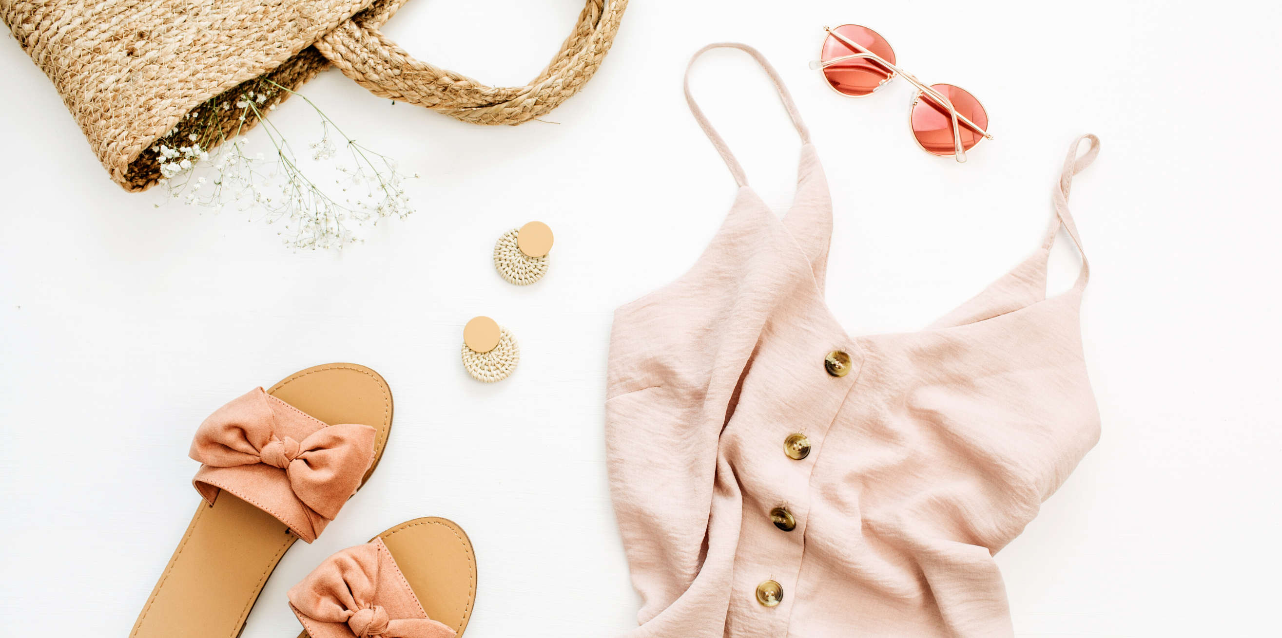 Your Summer Style Guide - summer fashion flatlay