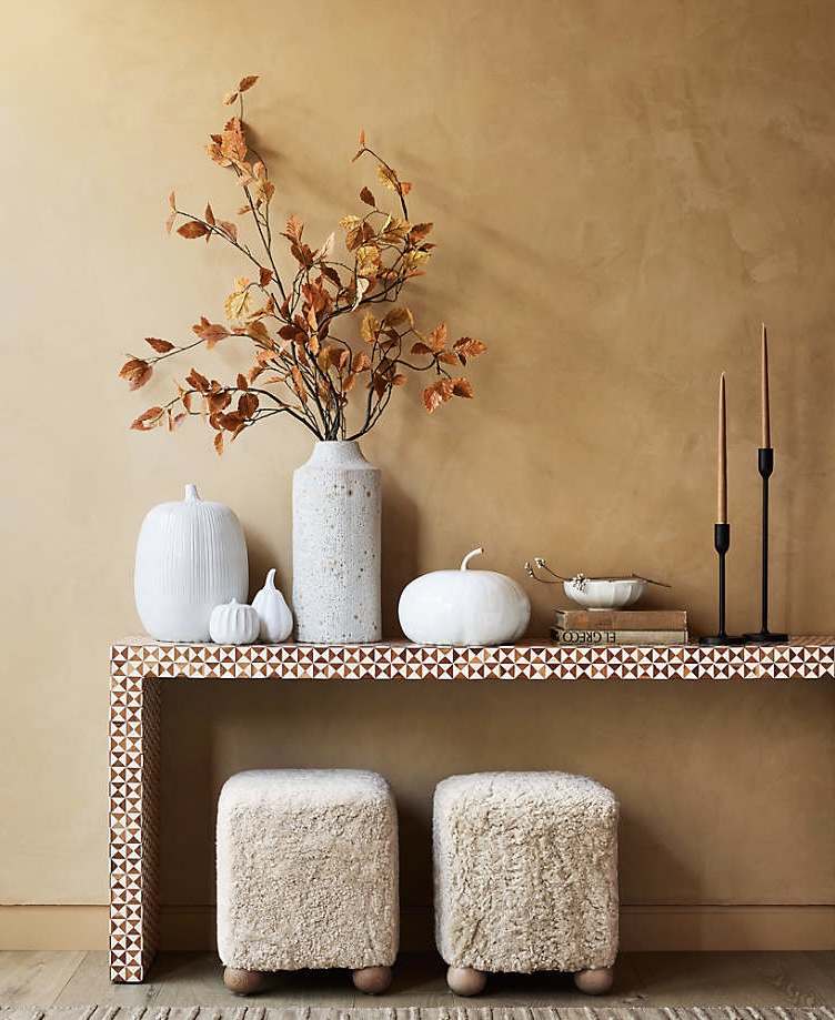 Festive fall home décor pieces from Crate & Barrel
