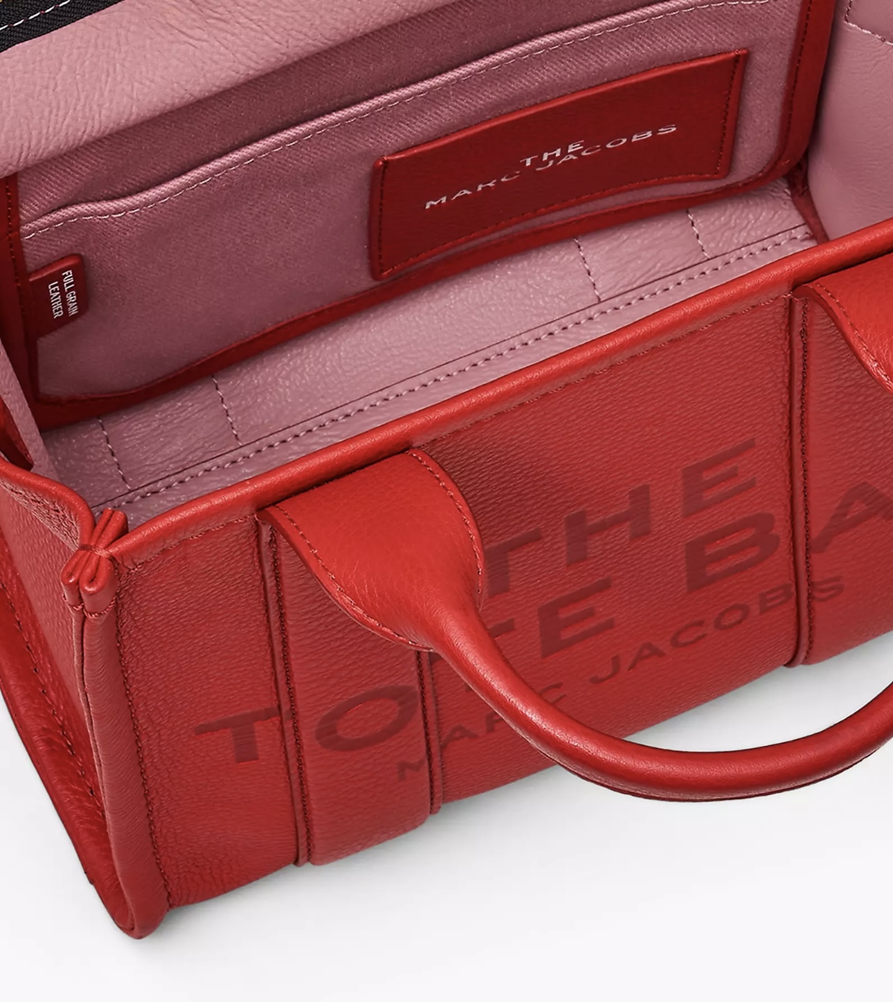 A red handbag
