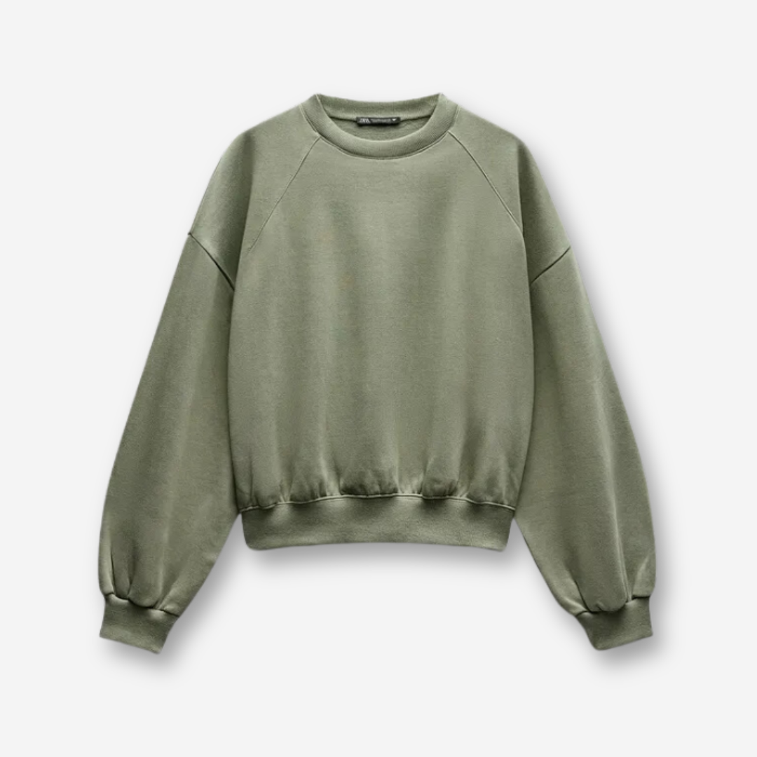 Green long sleeve sweater