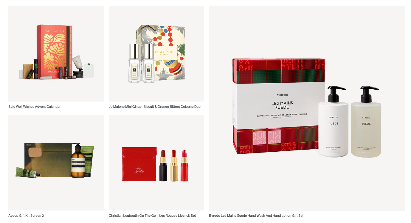 Image of products featured in the Square One Holiday Gift Guide.