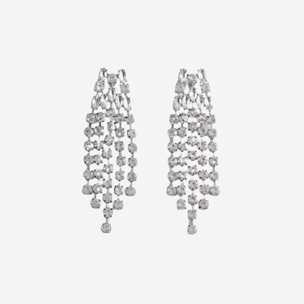 Silver earrings