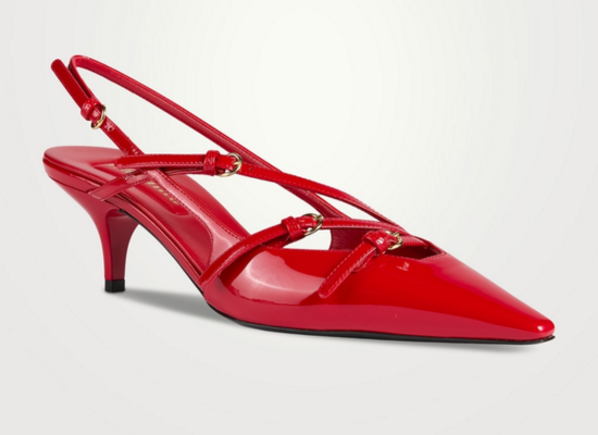 A red heel.