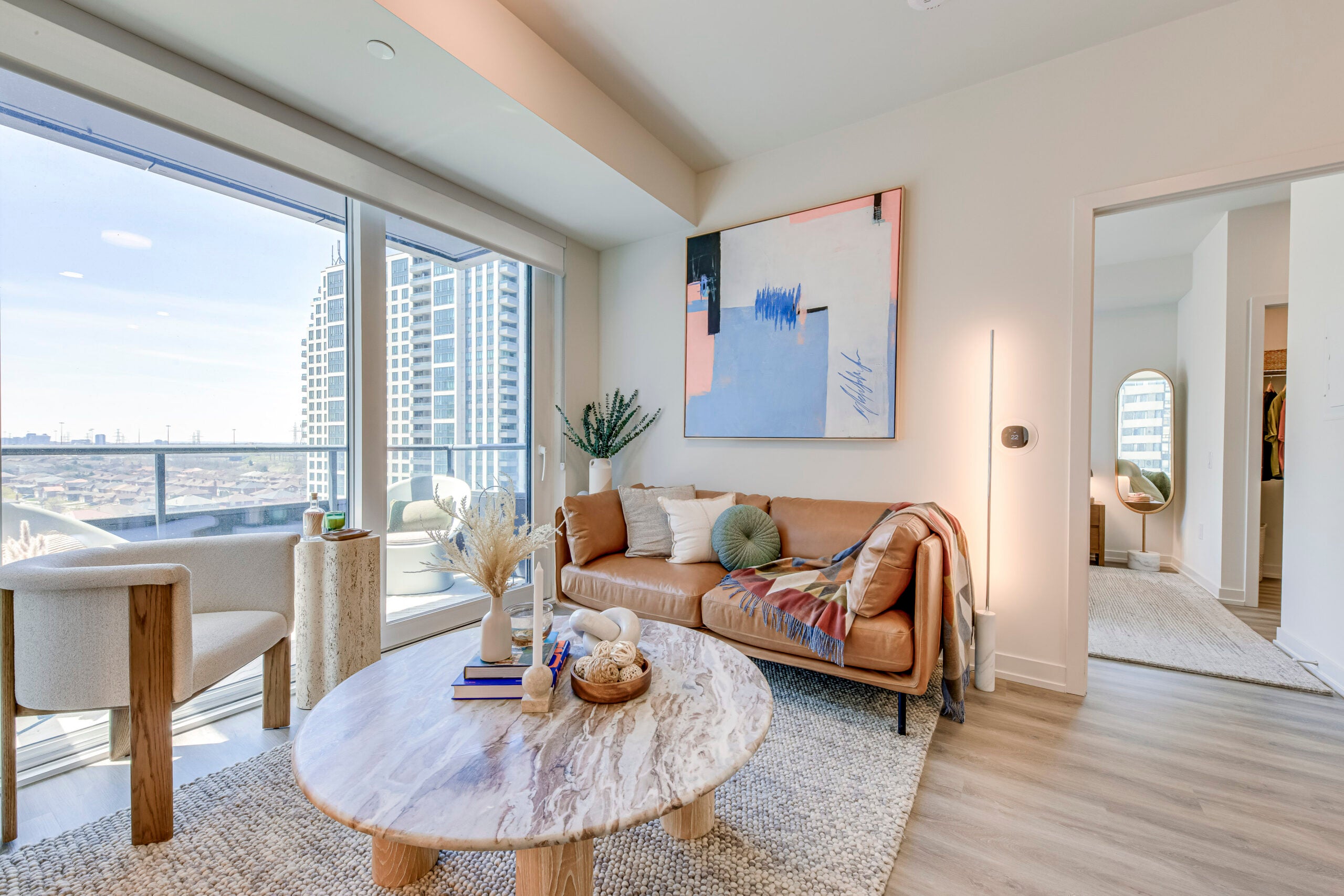 2 bed 2 bath suite at [dialogue].