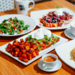 A breakfast spread from Pur & Simple