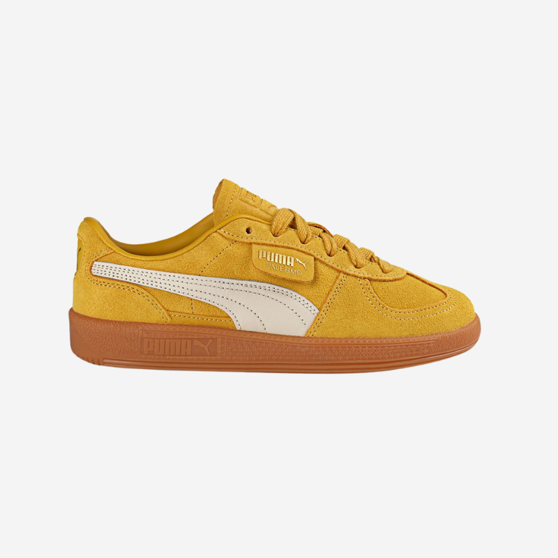 Yellow PUMA sneakers