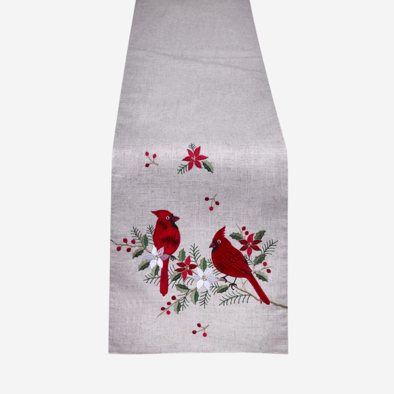 Christmas table runner from Linen Chest