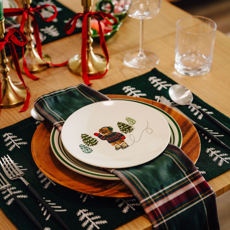 A festive tablescape