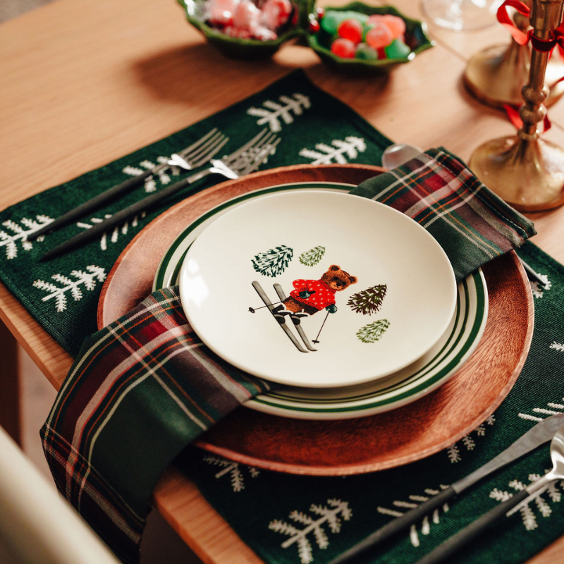 A festive tablescape