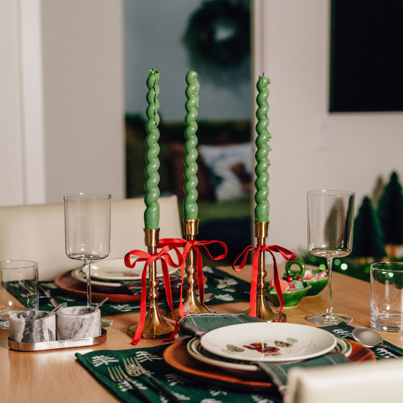 A festive tablescape