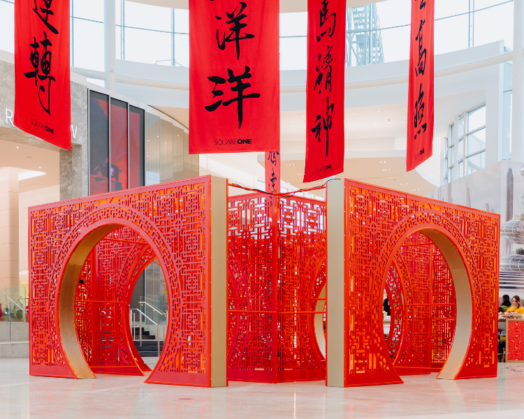 Lunar New Year Installation at Square One