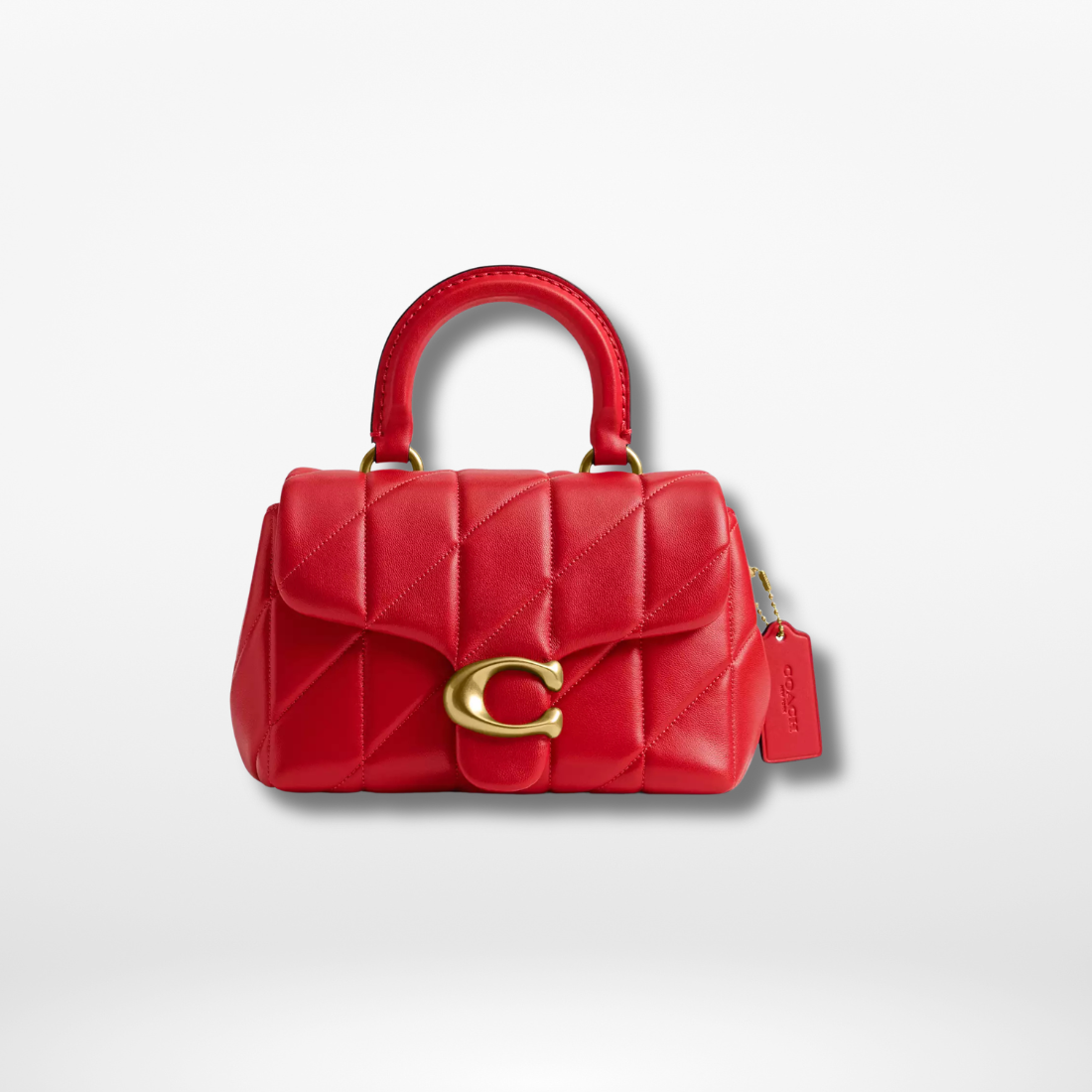 Red Coach handbag